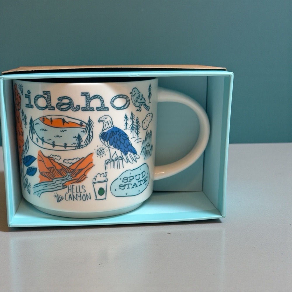 Starbucks Been There Series-Idaho mug NIB Spud State 14 oz